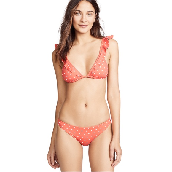 Eberjey Other - Eberjey Polka Grayson Bikini Top S Bottom M